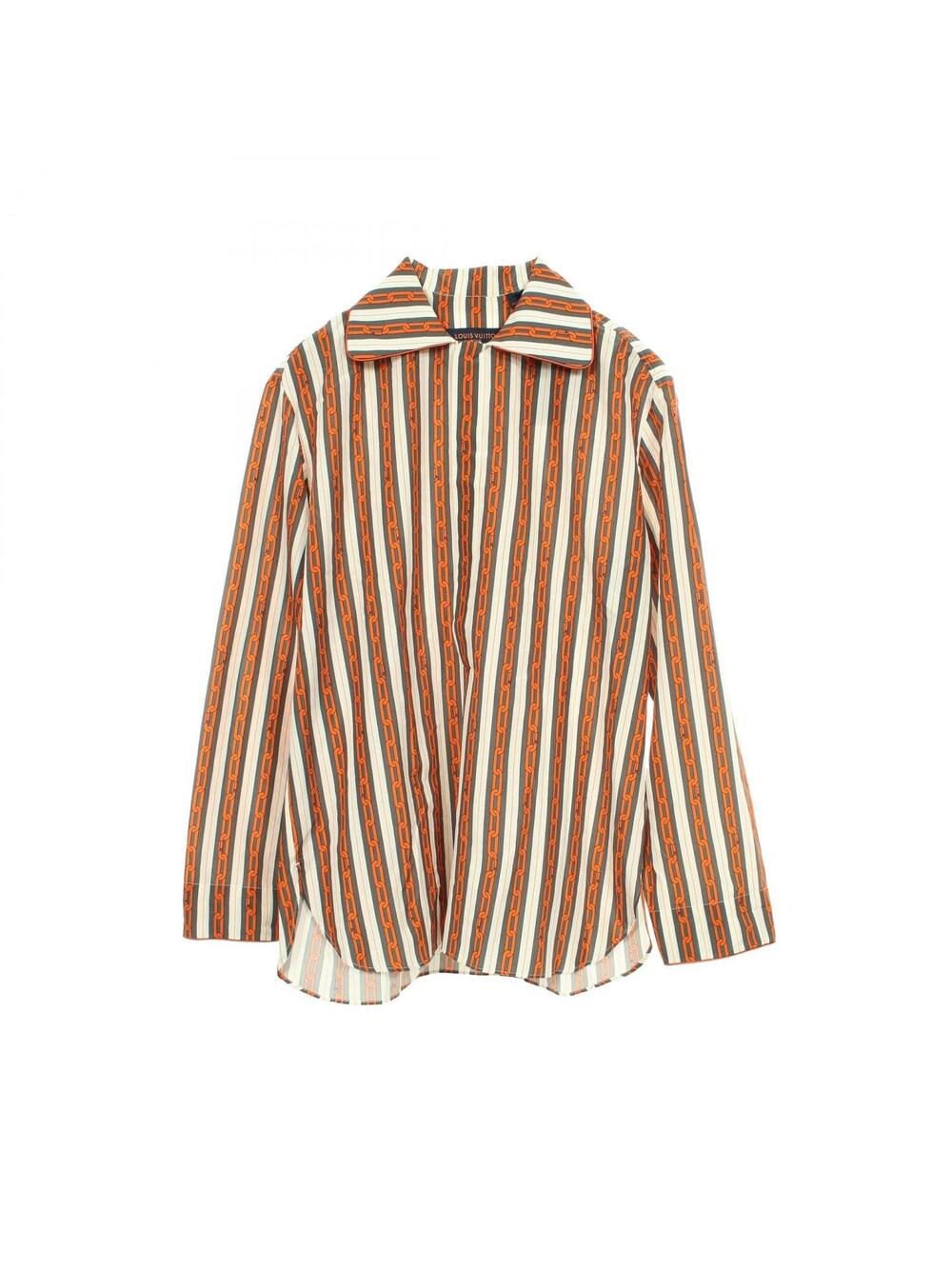 Louis Vuitton Chain Stripe Half-Button #345882L44B